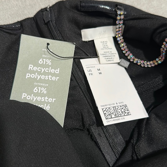 H&M Black Mini Dress NWT - Picture 5 of 5